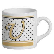 Caneca Small Alfabeto Poá Branco 180ml Caneca Small Alfabeto Poá Branco 180ml