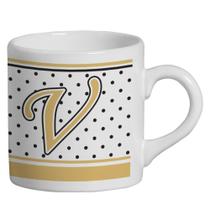 Caneca Small Alfabeto Poá Branco 180ml Caneca Small Alfabeto Poá Branco 180ml