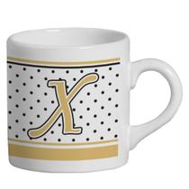 Caneca Small Alfabeto Poá Branco 180ml Caneca Small Alfabeto Poá Branco 180ml