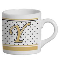 Caneca Small Alfabeto Poá Branco 180ml Caneca Small Alfabeto Poá Branco 180ml