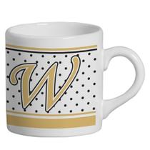 Caneca Small Alfabeto Poá Branco 180ml Caneca Small Alfabeto Poá Branco 180ml