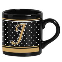 Caneca Small Alfabeto Póa Preto 180ml