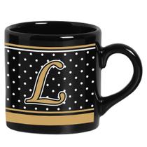 Caneca Small Alfabeto Póa Preto 180ml