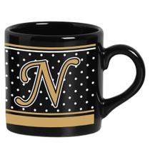 Caneca Small Alfabeto Póa Preto 180ml