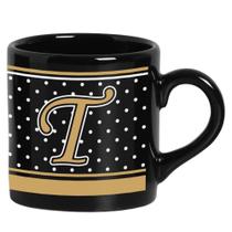 Caneca Small Alfabeto Póa Preto 180ml