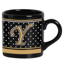 Caneca Small Alfabeto Póa Preto 180ml