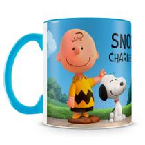 Caneca Snoopy e Charlie Brown - Cerâmica Personalizada 325ml