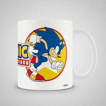 Caneca Sonic Knuckles Tails Dr Eggman Branco Sonc2