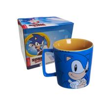 Caneca Sonic Sega Zona Criativa Buck 400ml Xicara Cerâmica Presente Café Ouriço Filme Videogame Cor:AzulNome do Desenho Caneca Sonic Sega Zona Criativa Buck 400ml Xicara Cerâmica Presente Café Ouriço Filme Videogame Cor:AzulNome do Desenho