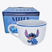 Caneca Sopa Lilo & Stitch Walt Disney Ohana Havai Sopinha