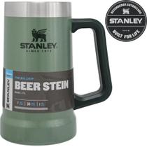 Caneca Stanley Térmica para Cerveja Chopp em Aço com Alça 709ml Verde
