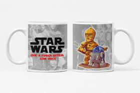Caneca Star Wars C-3PO e R2D2