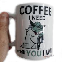 Caneca Star Wars Coffee Yoda - Elicomics