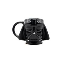 Caneca Star Wars Galaxia Darth Vader 500ML Licenciado Colecionador Zona Criativa Cerâmica Em 3D