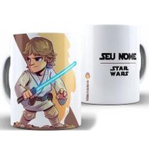 Caneca Star Wars Personalizada C/ Nome - Xícara 325ML Porcelana Super Branca Darth Vader Stormtrooper Yoda Cerâm Caneca Star Wars Personalizada C/ Nome - Xícara 325ML Porcelana Super Branca Darth Vader Stormtrooper Yoda Cerâm
