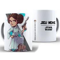 Caneca Star Wars Personalizada C/ Nome - Xícara 325ML Porcelana Super Branca Darth Vader Stormtrooper Yoda Cerâm Caneca Star Wars Personalizada C/ Nome - Xícara 325ML Porcelana Super Branca Darth Vader Stormtrooper Yoda Cerâm
