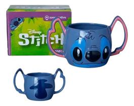 Caneca Stitch Alça Dupla 450ml Presente Zona Criativa