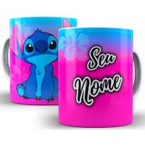 Caneca Stitch Lilo Disney Embalada Para Pressente 325 Ml Personalizada Com Seu Nome