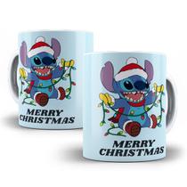 Caneca Stitch Natal Personalizada Modelo 1