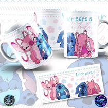 Caneca Stitch Presente Único para Dia dos Namorados