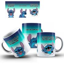 Caneca Stitch Quando Alguém Diz Que Vai Sair da Minha Vida..