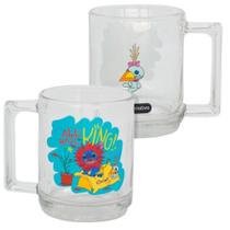 Caneca Stitch Rei Leão Vidro Transparente 250 ml Oficial Disney - Zona Criativa Caneca Stitch Rei Leão Vidro Transparente 250 ml Oficial Disney - Zona Criativa