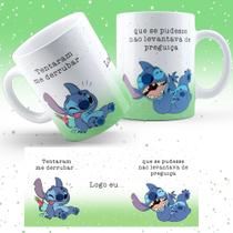 Caneca Stitch - Tentaram Me Derrubar
