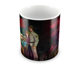 Caneca Stranger Things Personalizada Branca Porcelana 325Ml Ref016