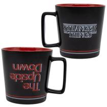 Caneca Stranger Things The Upide Down Cerâmica 400Ml Oficial Netflix