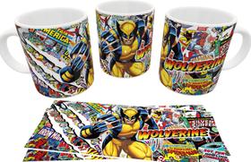 Caneca Super Heróis Wolverine 01