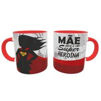 Caneca Super Mãe Presente Criativo Geek
