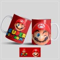 Caneca Super Mario Bross Com Nome