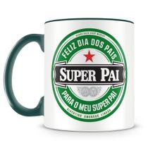 Caneca Super Pai Personalizada - Porcelana Alta Brilho - 325ml Caneca Super Pai Personalizada - Porcelana Alta Brilho - 325ml
