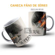 Caneca Supernatural Branca - Série - Seriado - Sublime