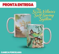 Caneca SVSSS Shen Qingqiu e Luo Binghe The Scum Villain 325ml Branca Cerâmica Premium danmei Caneca SVSSS Shen Qingqiu e Luo Binghe The Scum Villain 325ml Branca Cerâmica Premium danmei