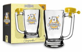 Caneca Taberna Com Campainha - Toque P/ Recarregar Brasfoot