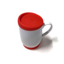 Caneca Tampa De Silicone Para Sublimação 365ml