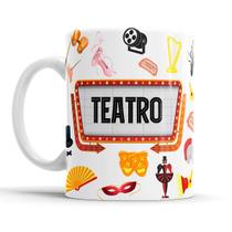 Caneca Teatro Profissão Artista Ator Atriz