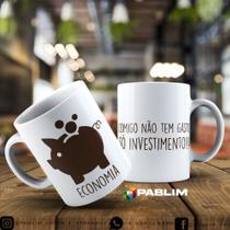 caneca tema profissão Economia