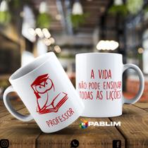 caneca tema profissão Professor