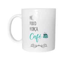 Caneca Temática Foco Força Café Cerâmica 325Ml