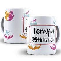 Caneca terapia holistica presente criativo profissão