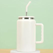 Caneca Térmica 1200ml Inox Com Canudo, Alça e Isolamento Lançamento Caneca Térmica 1200ml Inox Com Canudo, Alça e Isolamento Lançamento