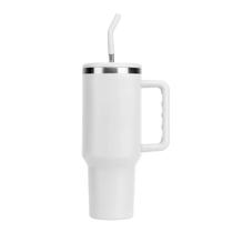 Caneca Térmica 1200ml Inox Com Canudo, Alça e Isolamento Vacuum