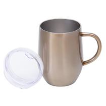 Caneca Térmica 350ml Café Chá Aço Inox C/ Tampa - Mimo Style