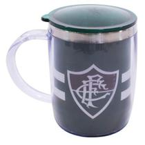 Caneca Térmica Arredondada Com Tampa 450ml - Fluminense