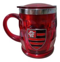 Caneca Térmica Brasão Metal 500ml - Flamengo