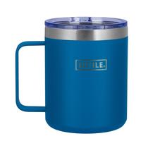 Caneca Térmica Break Mug Lutile 350ml Azul Inox Mantém Quente e Frio Tampa Vedada Antivazamento Café Chá