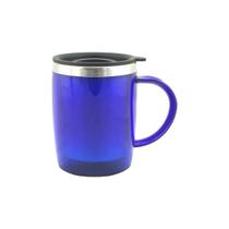 Caneca Térmica C/ Tampa Aço Inox Bebidas Quentes Frias 450mL