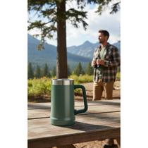 Caneca Térmica Cerveja 709ml Verde Robusta Gelada 5h